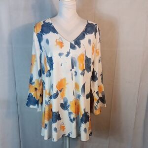 Floral Print Women's Blouse